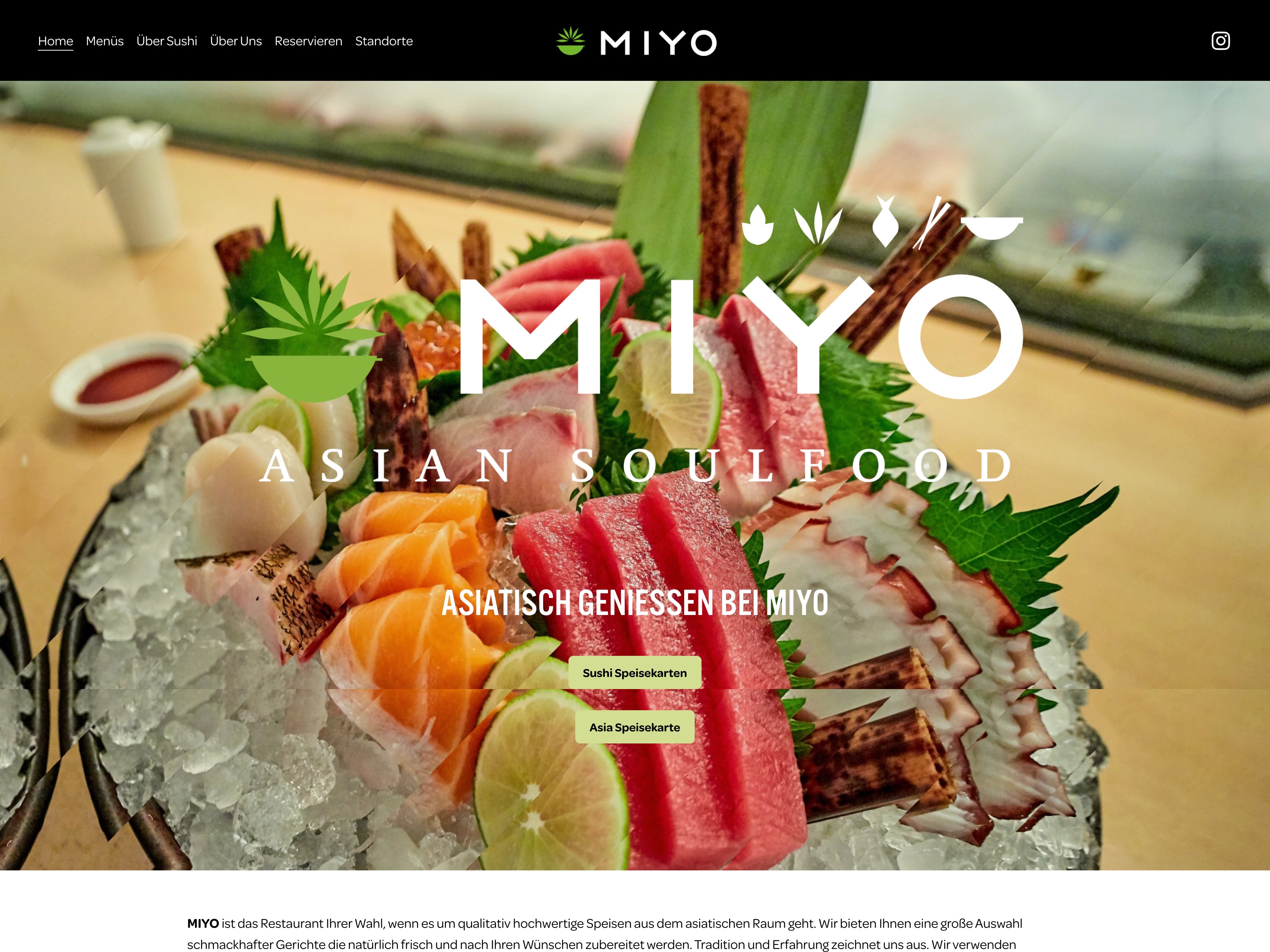 immersive restaurant site